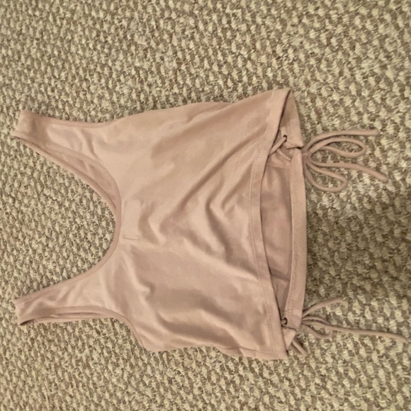 Kendall & Kylie cropped suede top - Picture 2 of 3